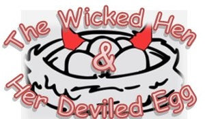 The Wicked Hen and Her Deviled Egg logo