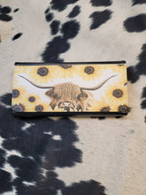Load image into Gallery viewer, Highland Cow Trifold Wallet
