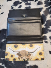 Load image into Gallery viewer, Highland Cow Trifold Wallet
